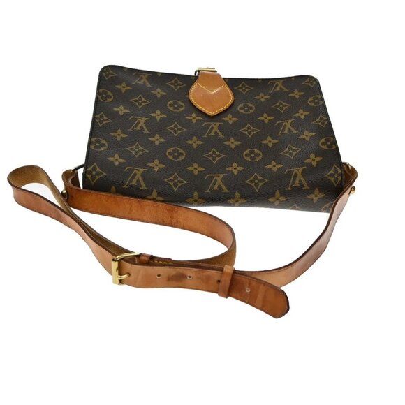LOUIS VUITTON Cartouchiere GM Shoulder Bag Monogram Leather Brown - Picture 5 of 14